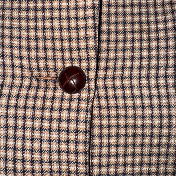 Vintage Houndstooth Blazer Jacket S - Picture 6 of 8